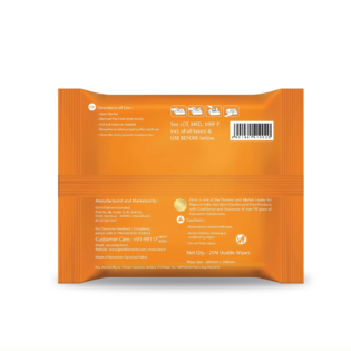 Clea Haldi and Chandan Cleansing and Makeup Remover Wipes | Pack of 25s - Image 2