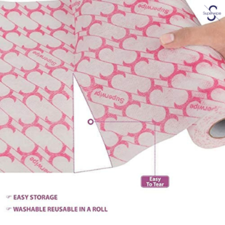 Superwipe Premium Printed Blue Kitchen Roll | Pack of 50s - Image 4